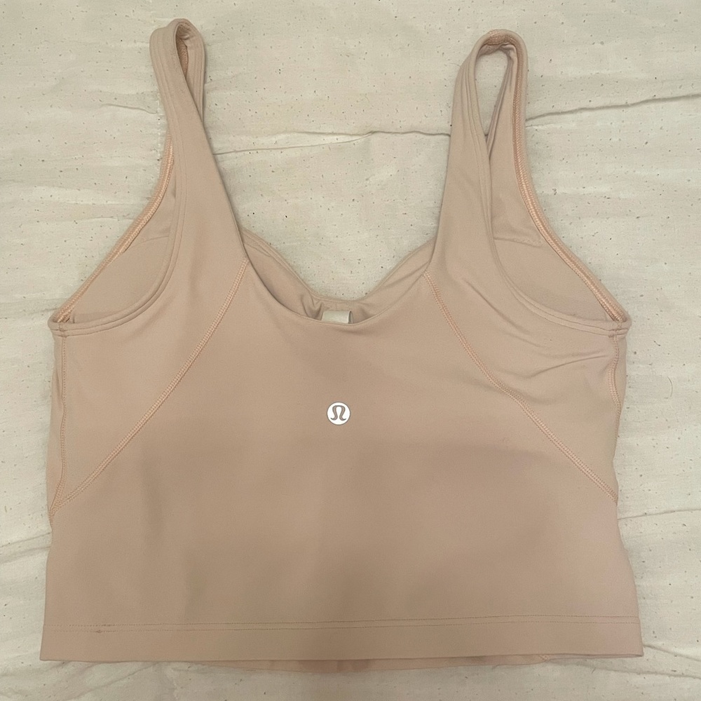 pale pink align tank